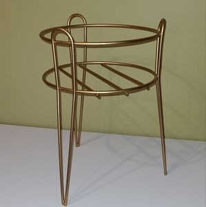 Gold finish Plant stand
